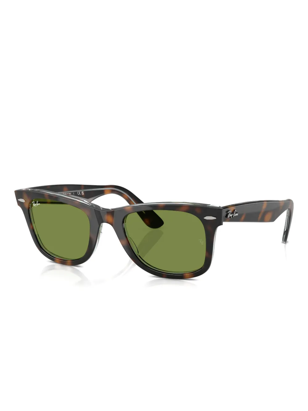 Ray-Ban Wayfarer square-frame sunglasses - Groen