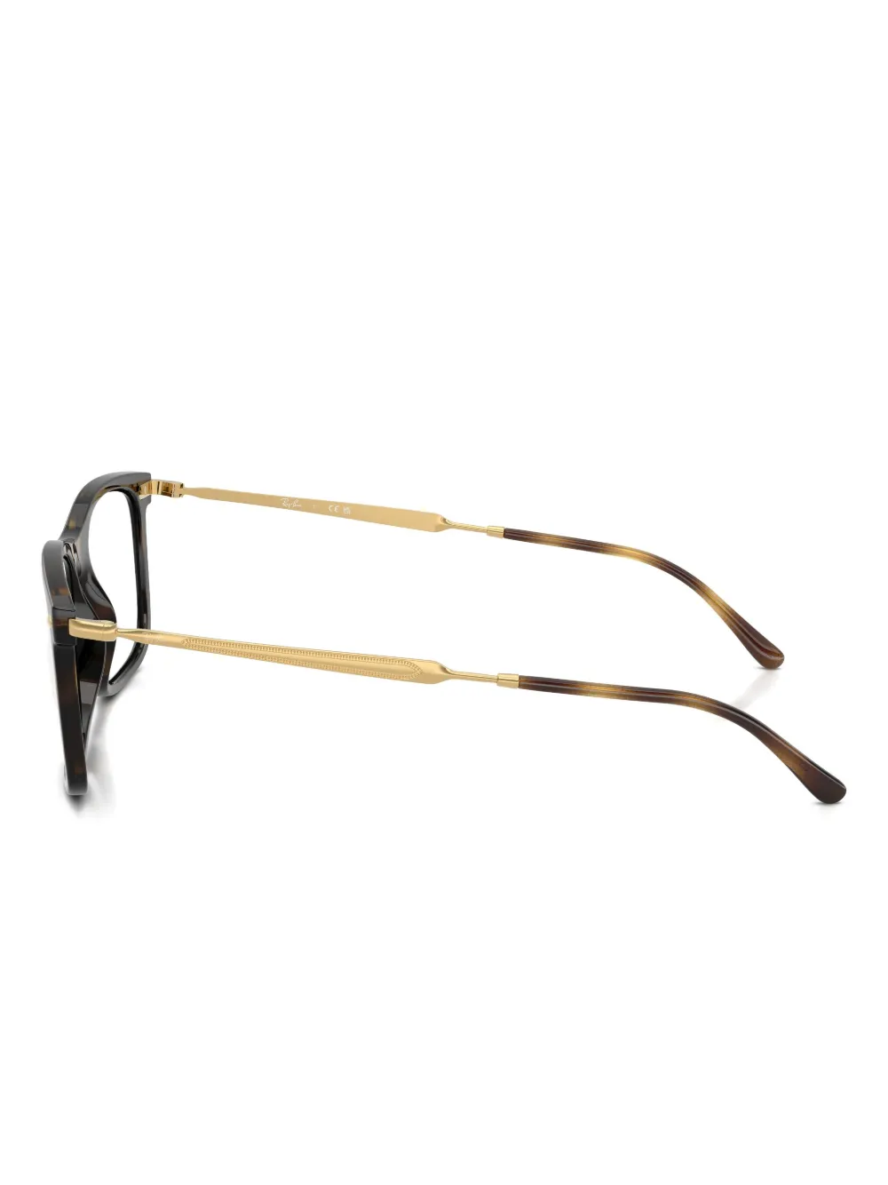 Ray-Ban RB7260 bril met vierkant montuur Bruin