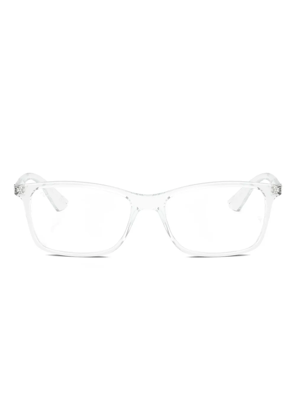 Ray Ban Rectangle-frame Glasses In Gray
