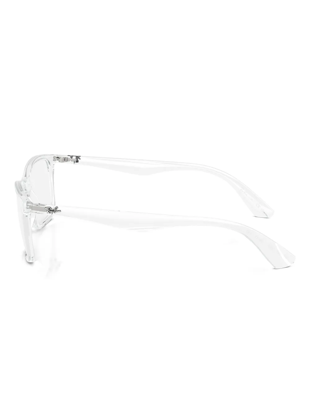Ray Ban Rectangle-frame Glasses In Gray