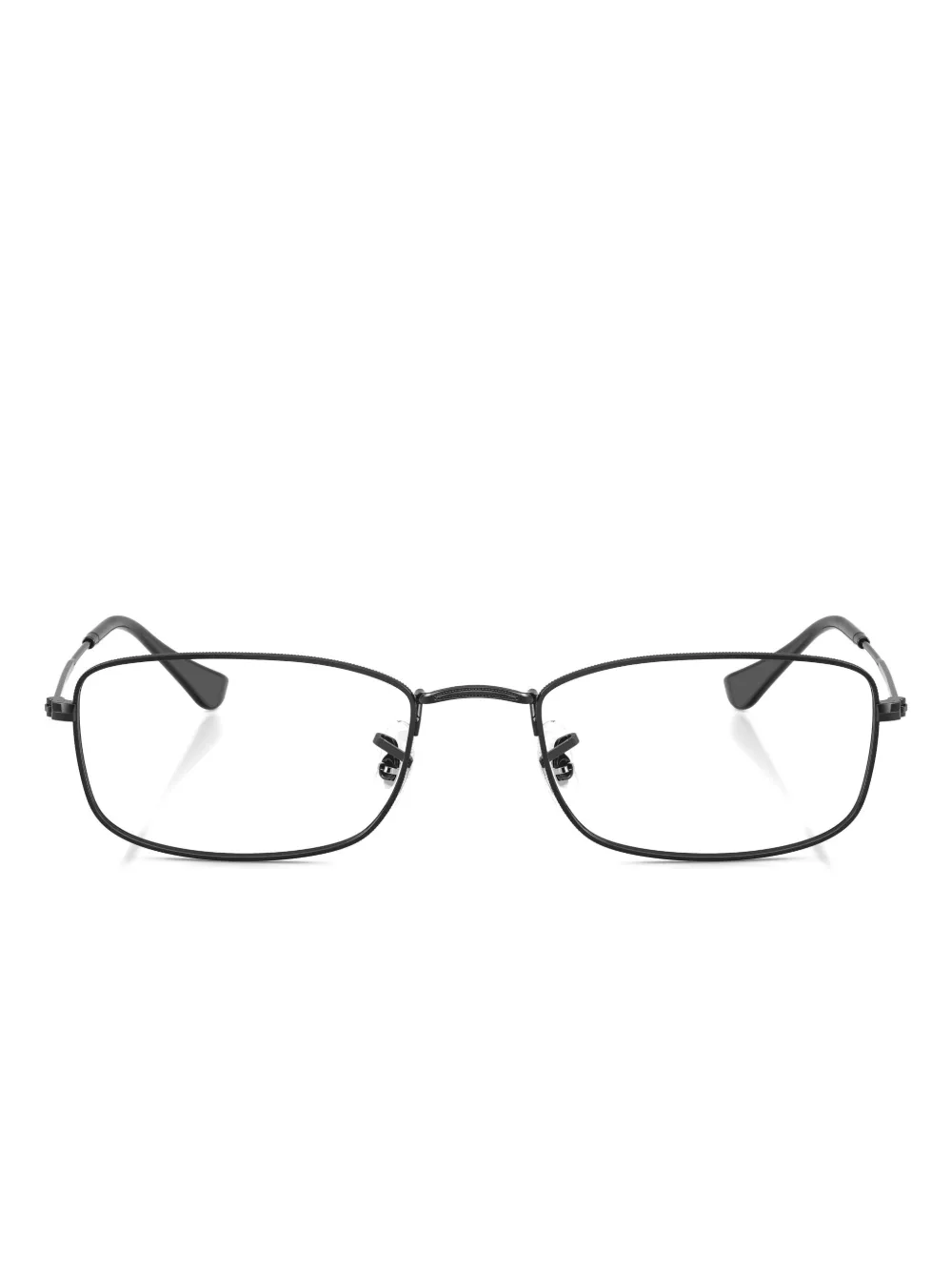 Ray Ban Rectangle-frame Glasses In Black