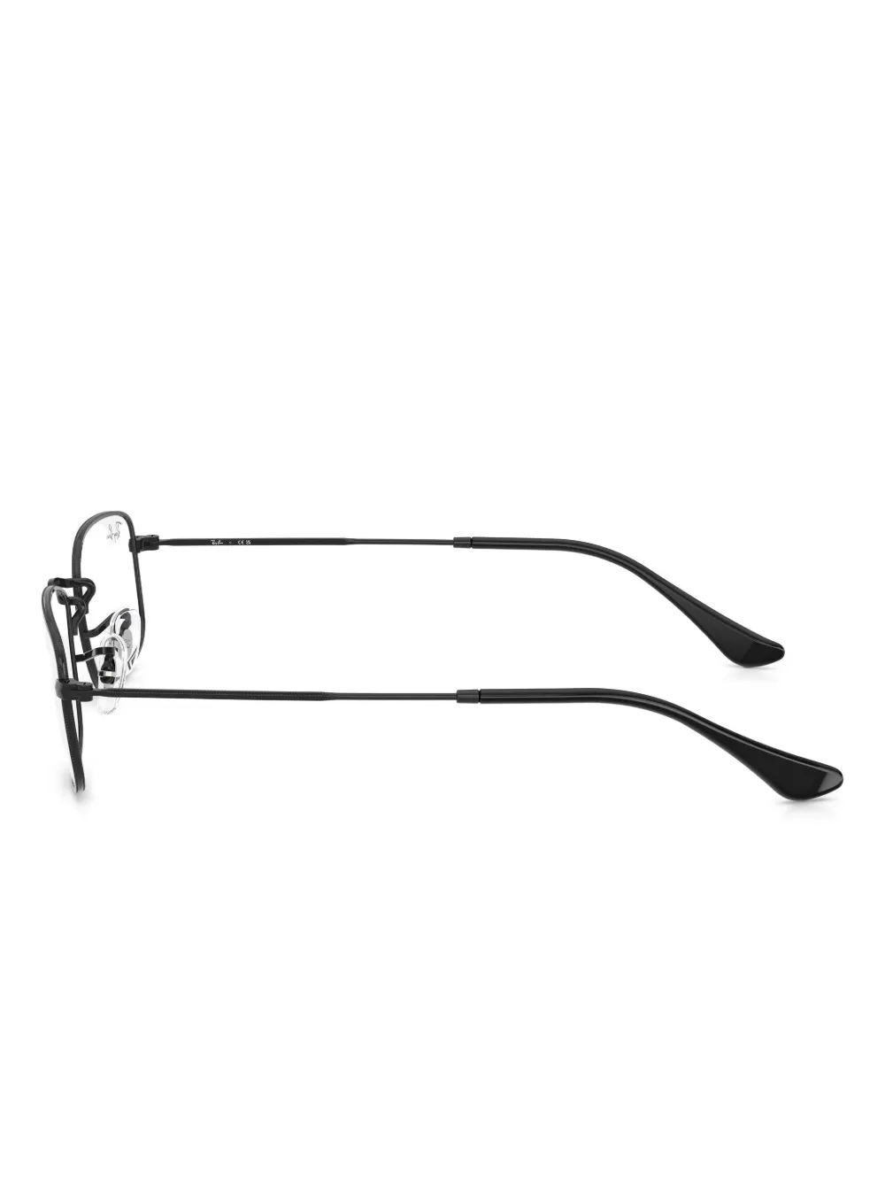 Ray-Ban Bril met rechthoekig montuur Zwart