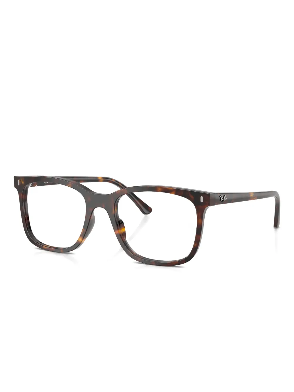 Ray Ban Square-frame Glasses In Brown