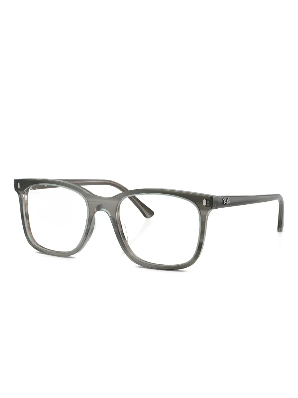 Ray Ban Square-frame Glasses In Gray