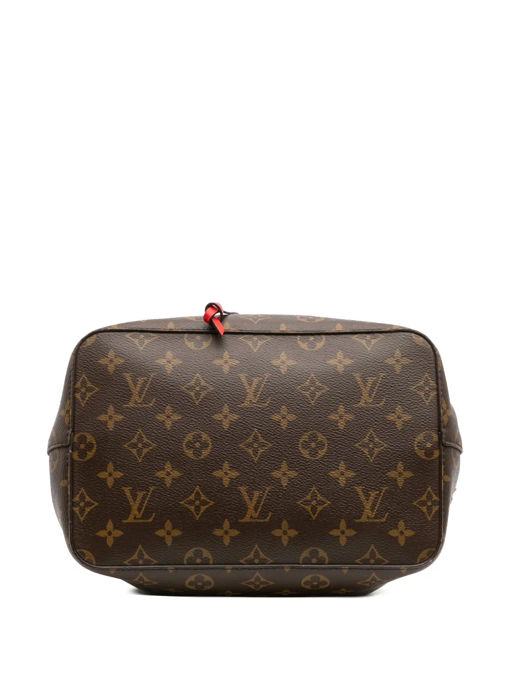 Pre-owned Louis Vuitton 2020 Monogram Neonoe Mm Bucket Bag In Brown