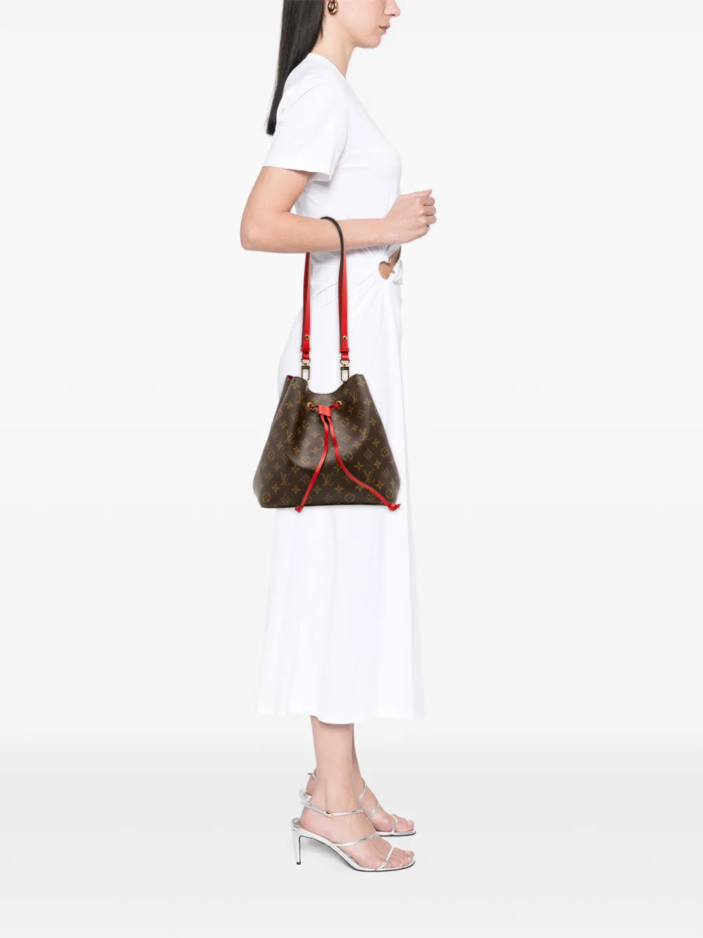 Louis Vuitton Pre-Owned 2020 Monogram Neonoe MM bucket bag | Pre-Owned | Image 2