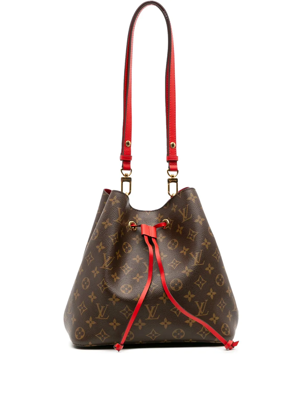 Louis Vuitton Pre-Owned 2020 Monogram Neonoe MM bucket bag - ブラウン Louis Vuitton Pre-Owned 2020 Monogram Neonoe MM bucket bag - ブラウン