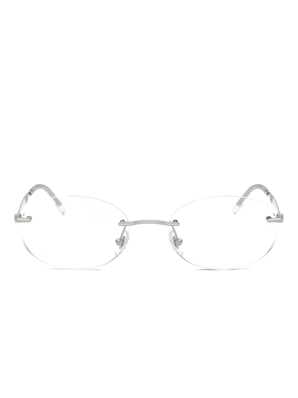 Ray-Ban lunettes de vue à monture ovale | gris | Image 1