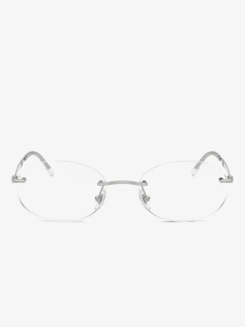 Ray-Ban oval-frame glasses