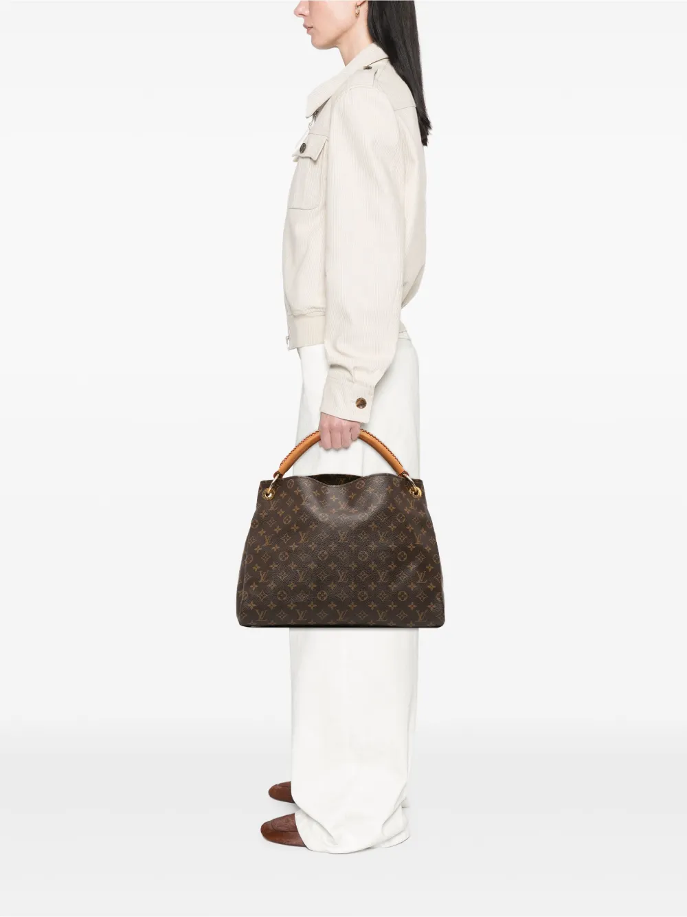 Louis Vuitton Pre-Owned 2010 Monogram Artsy MM hobo bag | Pre-Owned | Image 2