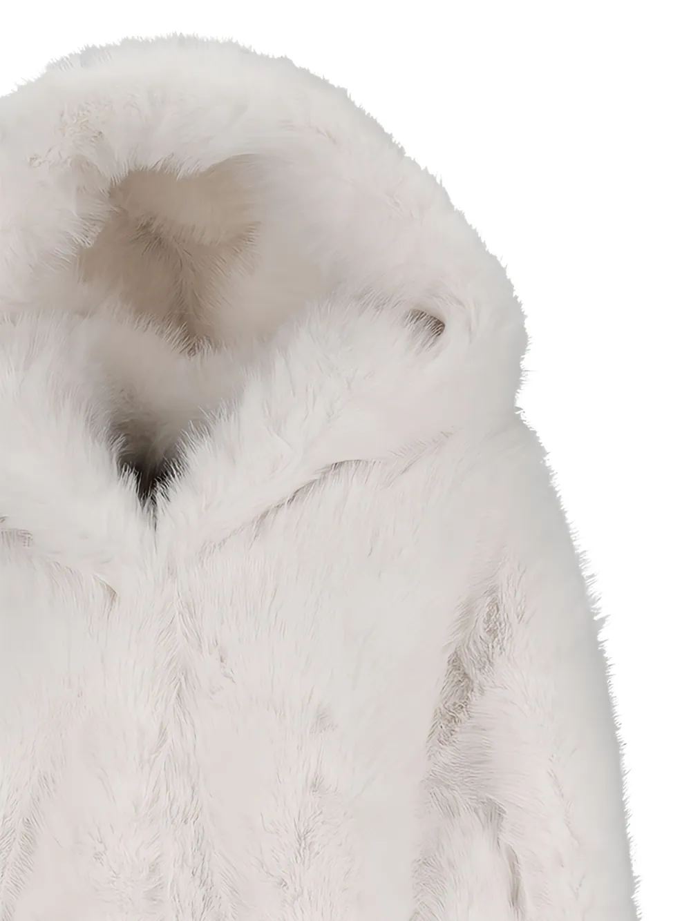 Bb Couture Faux-fur Jacket In White