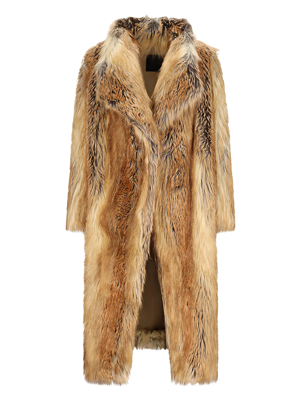 Bb Couture Faux-fur Coat In Brown