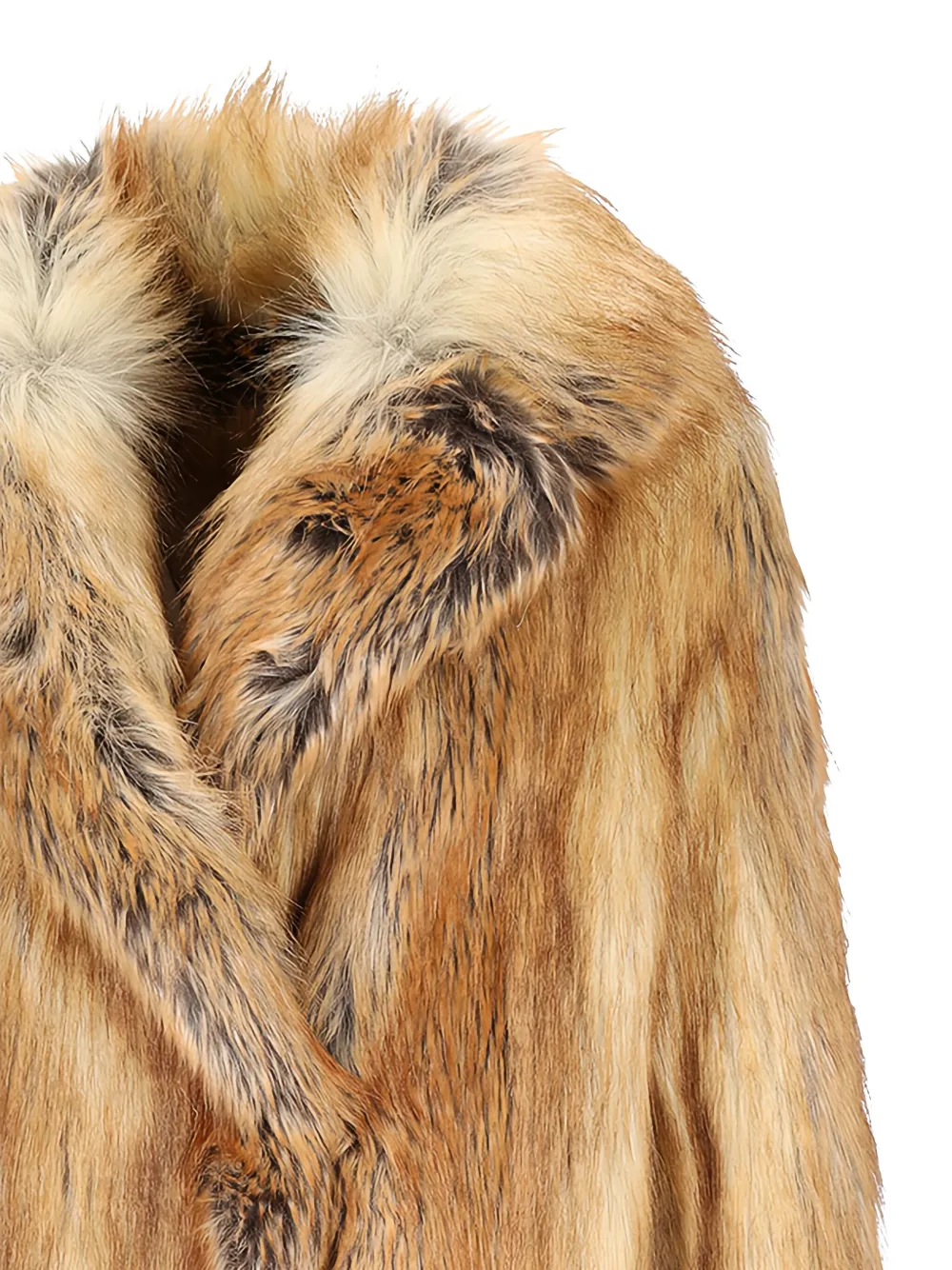 Bb Couture Faux Fur Coat In Brown