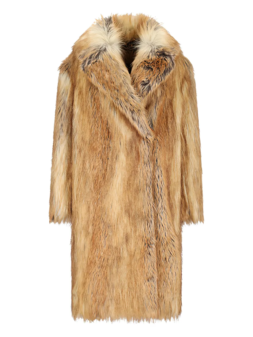 Bb Couture Faux Fur Coat In Brown