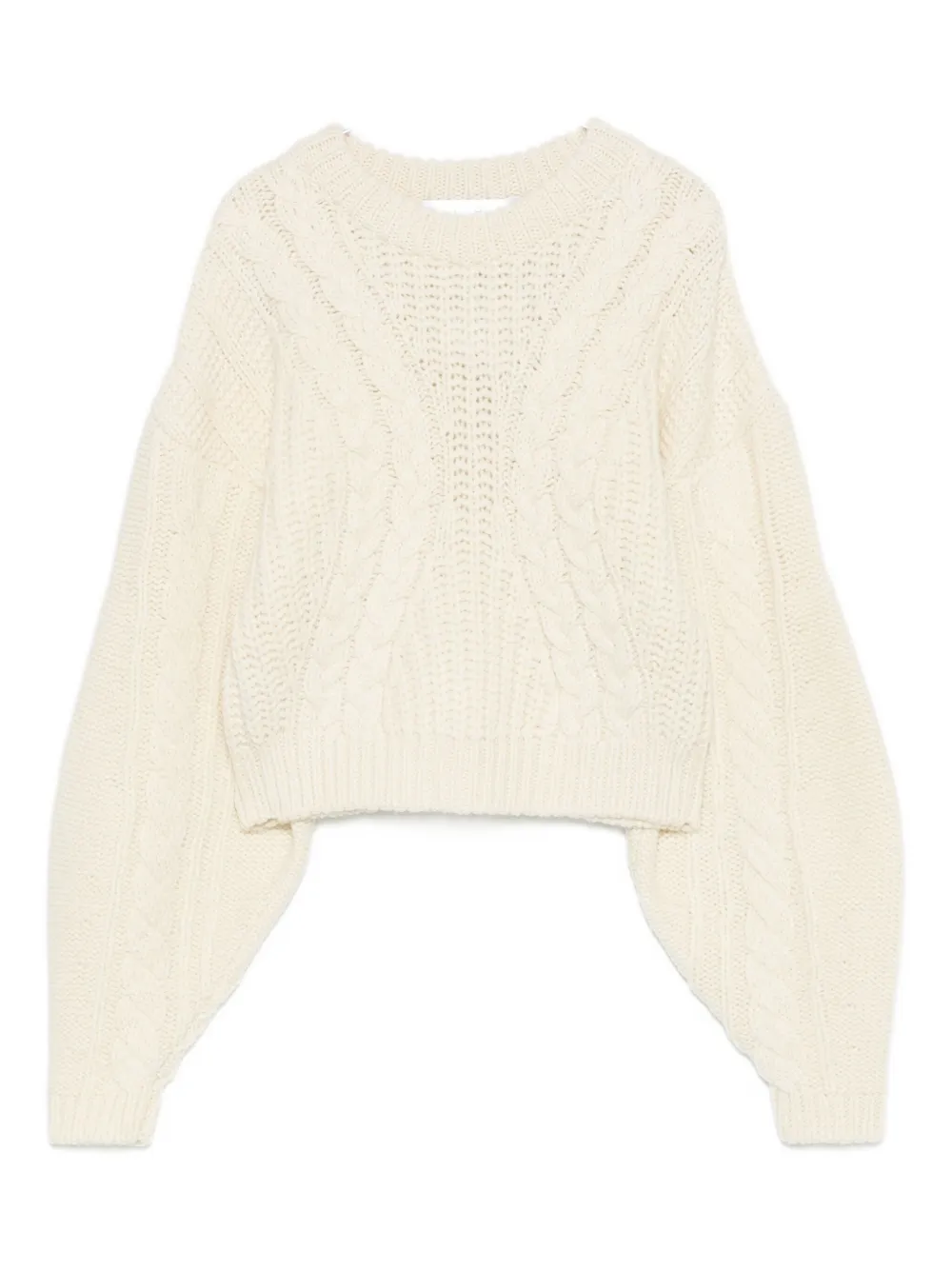 Iro Wool Cable-knit Sweater In Neutral
