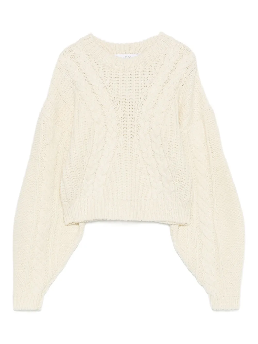 IRO Maglione in lana con lavorazione a trecce - Toni neutri