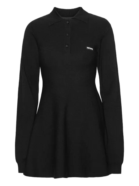 ROTATE BIRGER CHRISTENSEN polo-collar mini dress