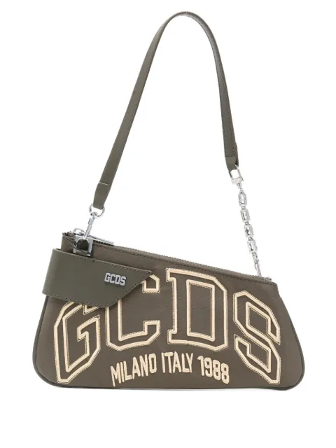 GCDS bolsa de hombro con aplique del logo