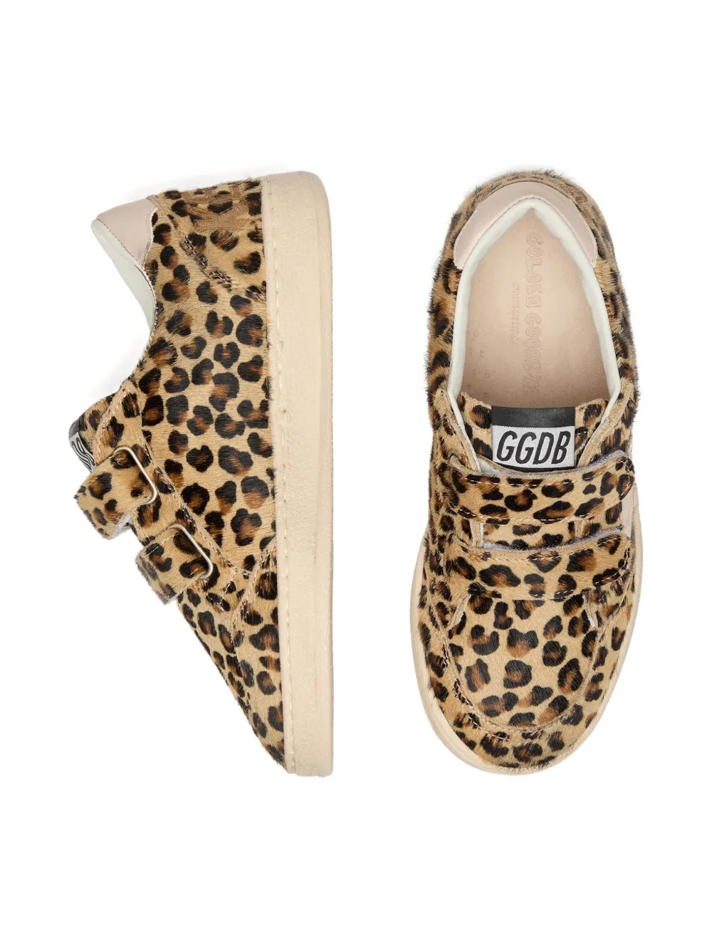 Golden Goose Kids Ball Star sneakers verfraaid met ster Bruin