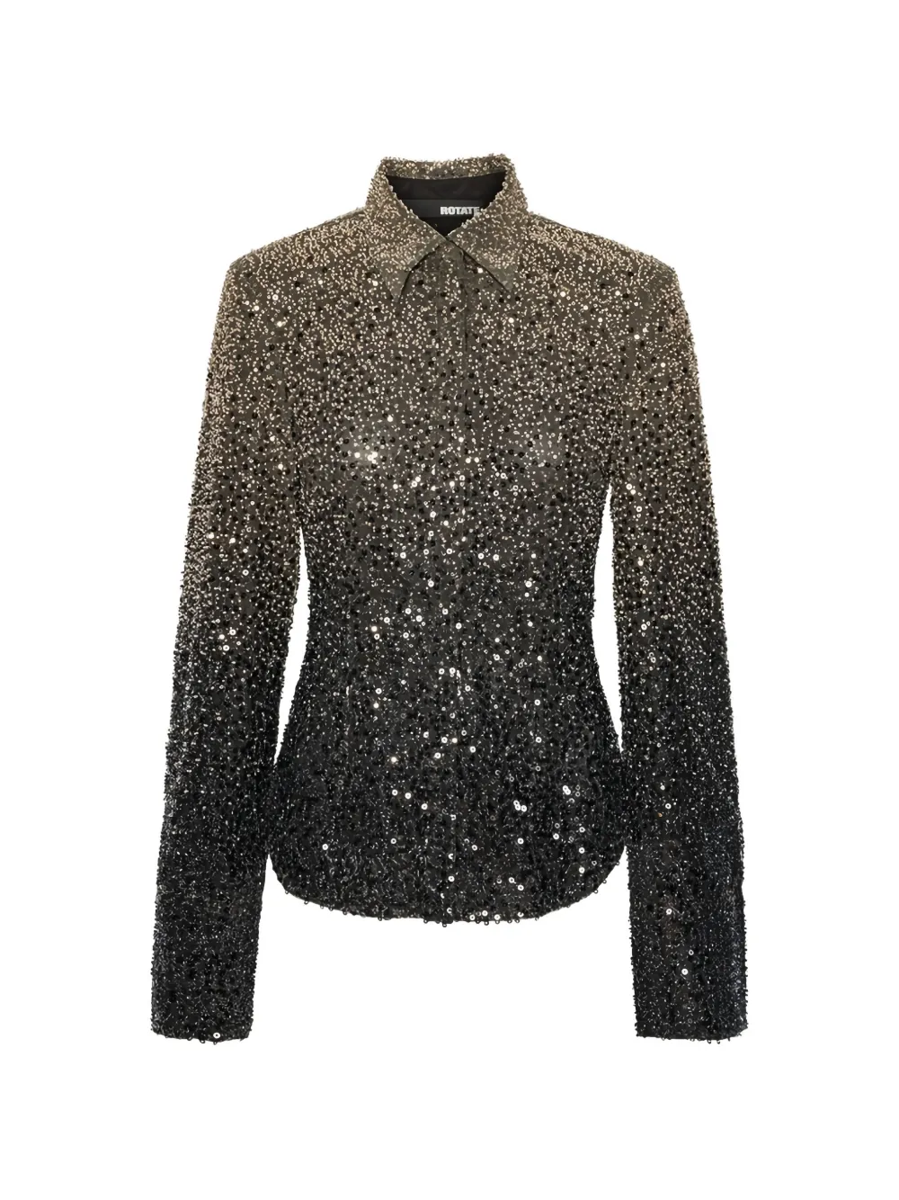 ROTATE BIRGER CHRISTENSEN Blouse met kralen Grijs