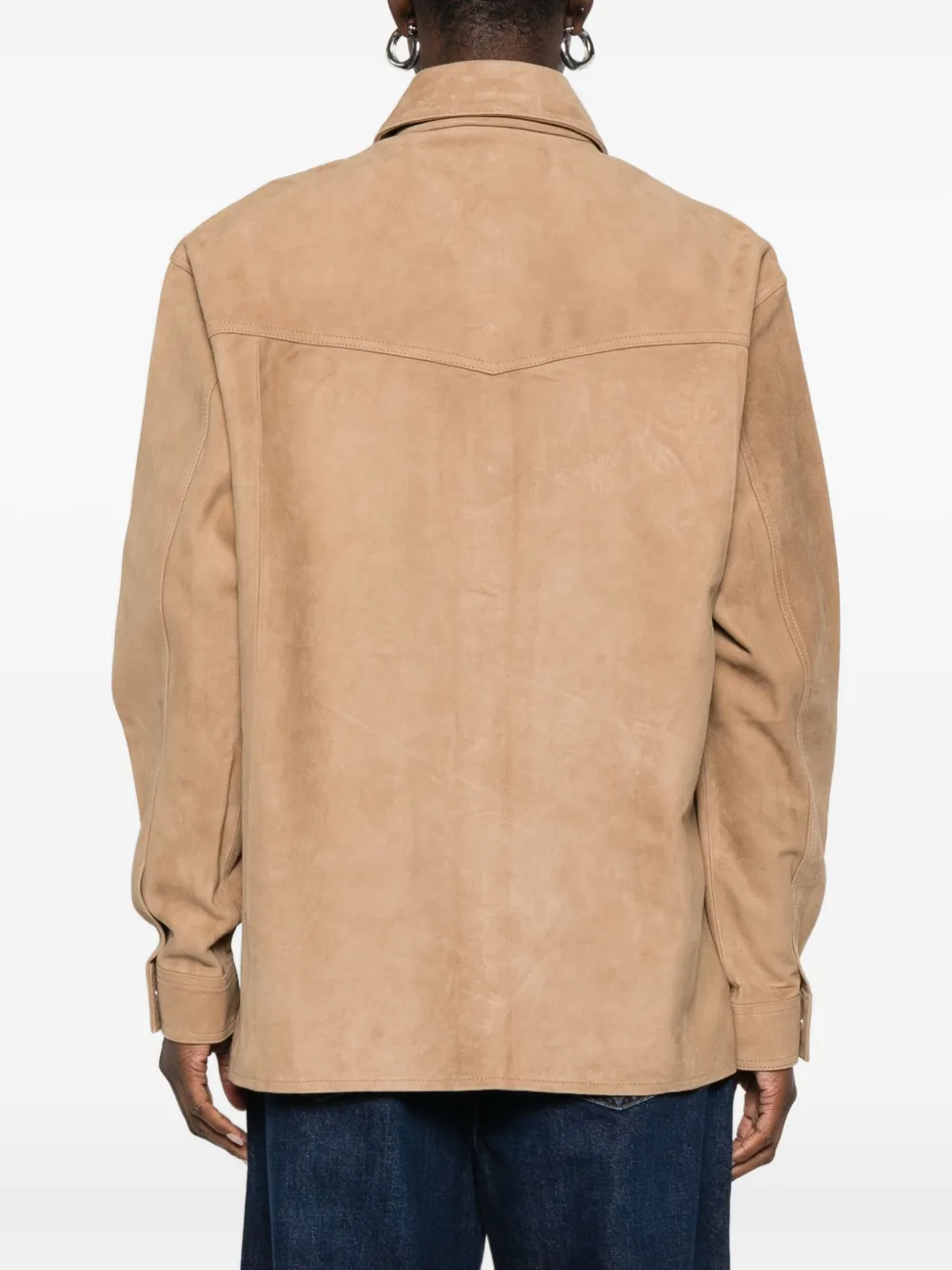 Iro Long Sleeve Shirt In Brown