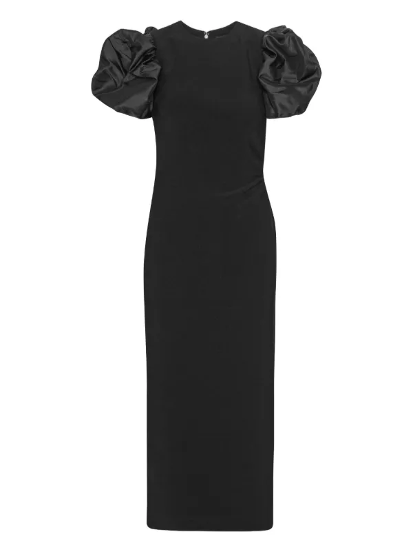 rotate puff sleeve midi dress ROTATE BIRGER CHRISTENSEN puff-sleeve Midi Dress | Blue