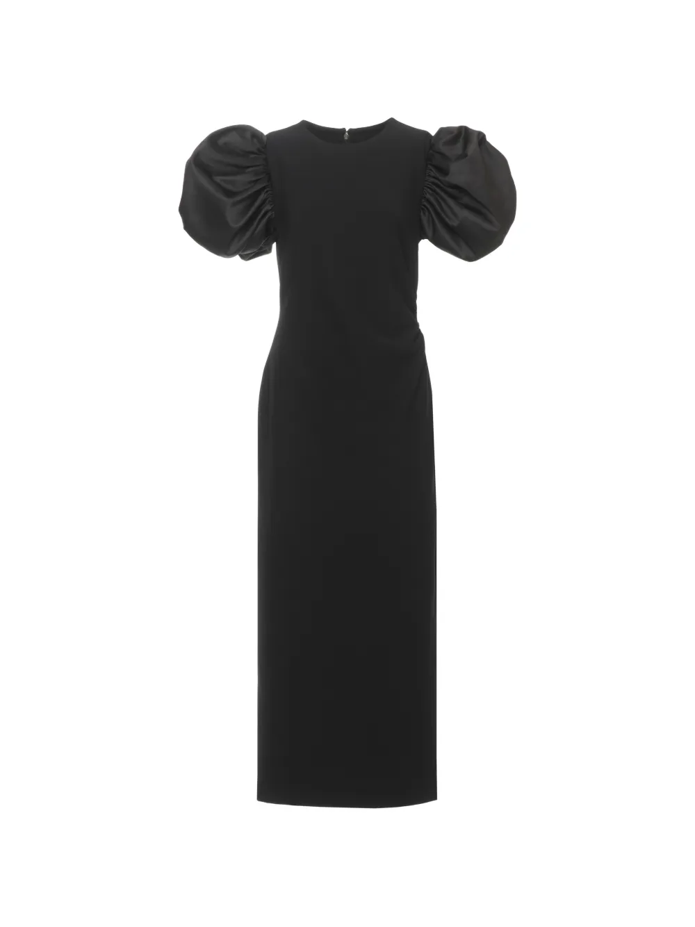 ROTATE BIRGER CHRISTENSEN Abito midi con maniche a palloncino - Nero