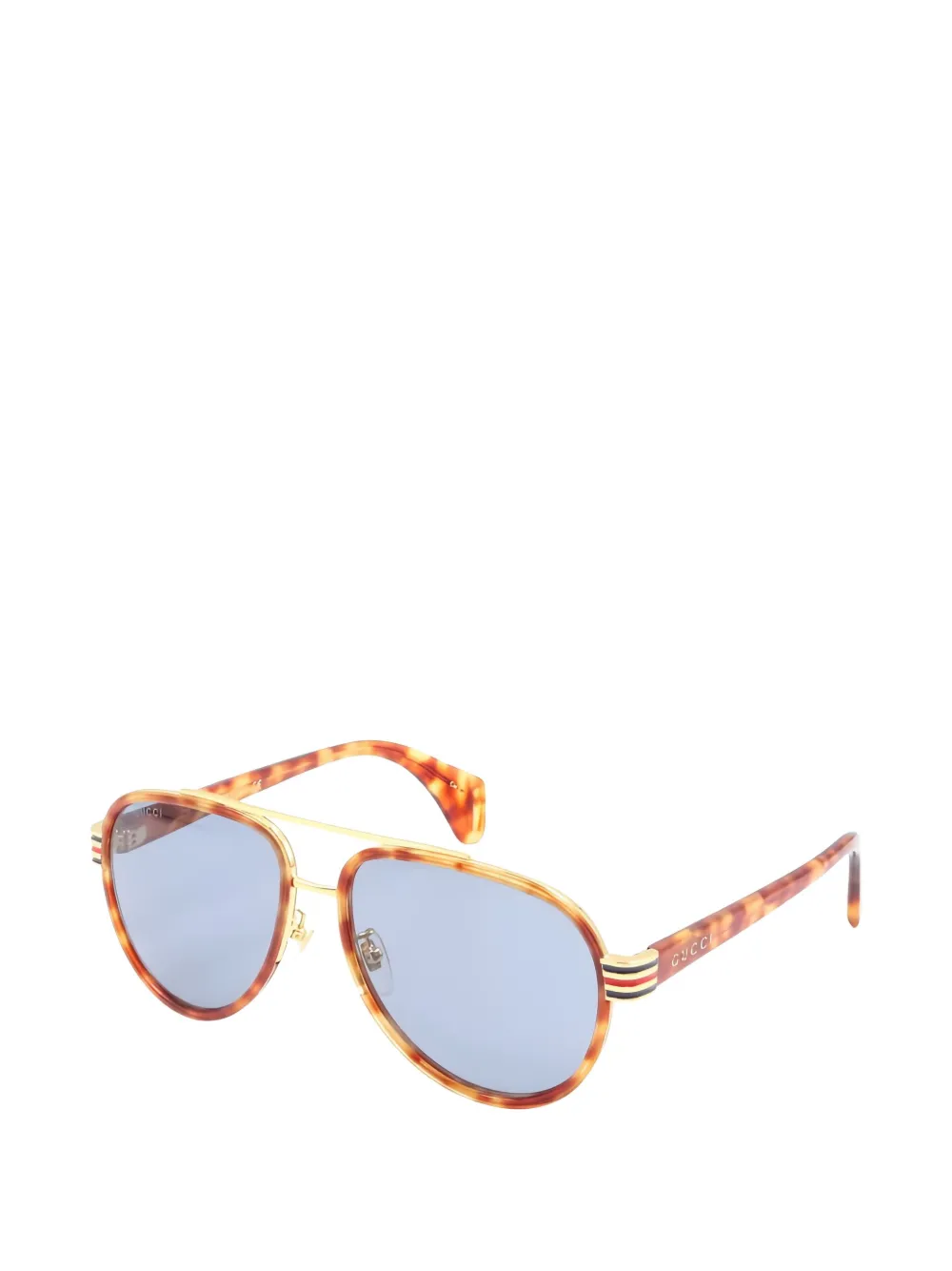 Gucci Pre-Owned pilot-frame sunglasses | Men | Image 2