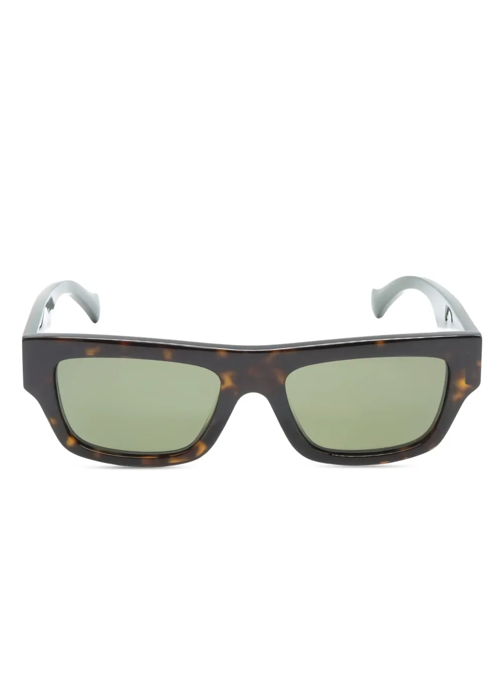 Gucci Pre-Owned lentes de sol con armazón rectangular 2020 | marrón | Image 1