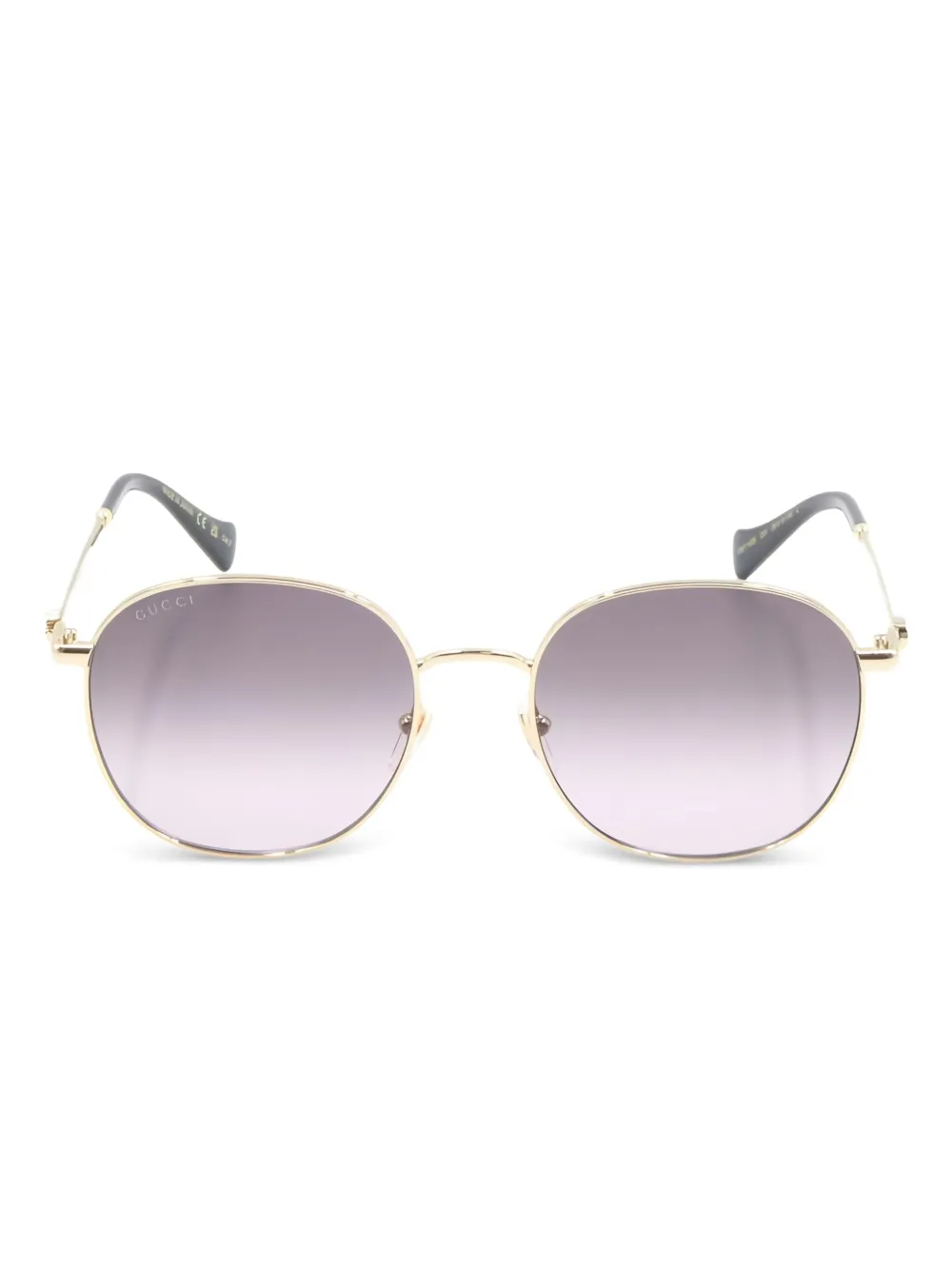 Gucci Pre-Owned round frame sunglasses | Gold | Image 1