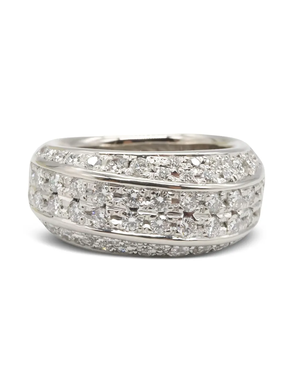 Lanvin Pre-Owned 2010s platinum diamond ring | Silver | Image 1