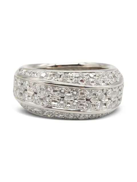 Lanvin Pre-Owned 2010s platinum diamond ring