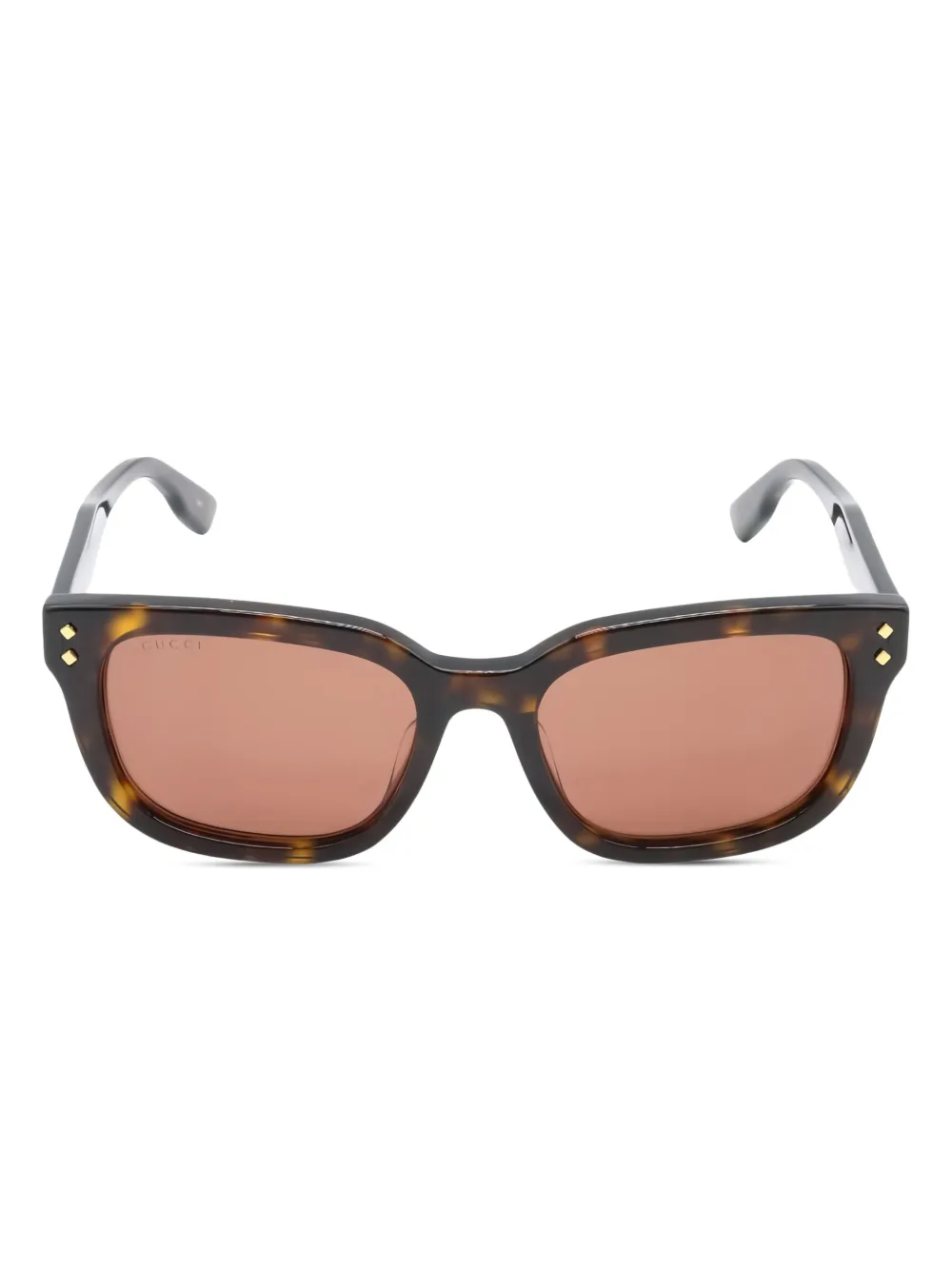 Gucci Pre-Owned 2020s square-frame sunglasses | Brown | Image 1