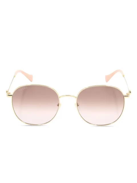 Gucci Pre-Owned 2020s logo round sunglasses