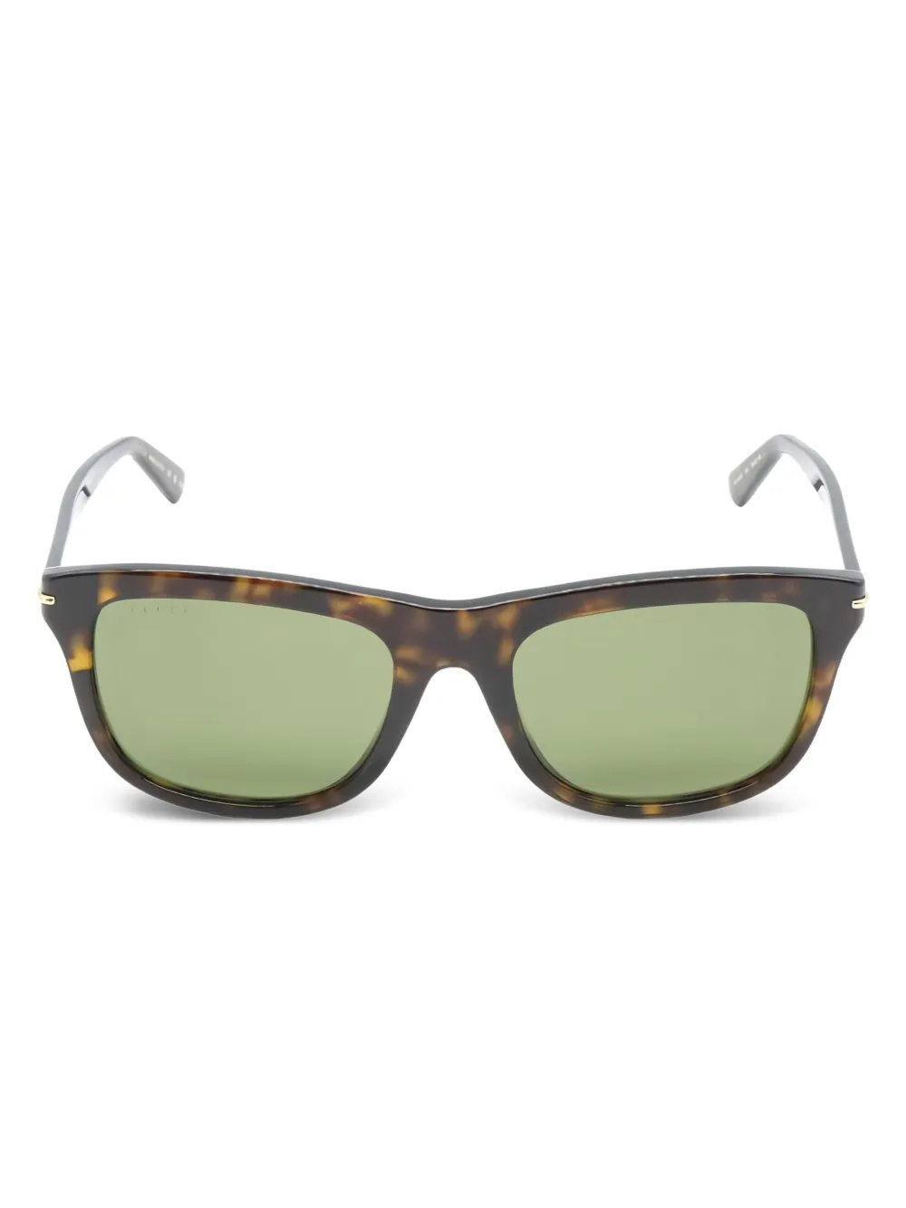 Gucci Pre-Owned 2020s havana square-frame sunglasses | Brown | Image 1