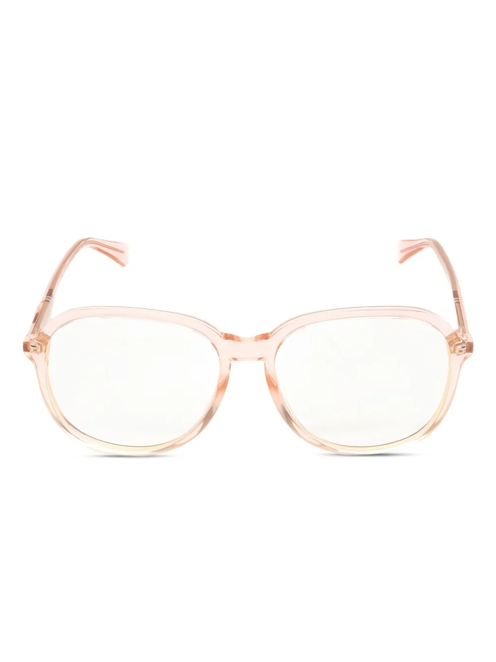 Gucci Pre-Owned 2020s round frame glasses | Pink | Image 1
