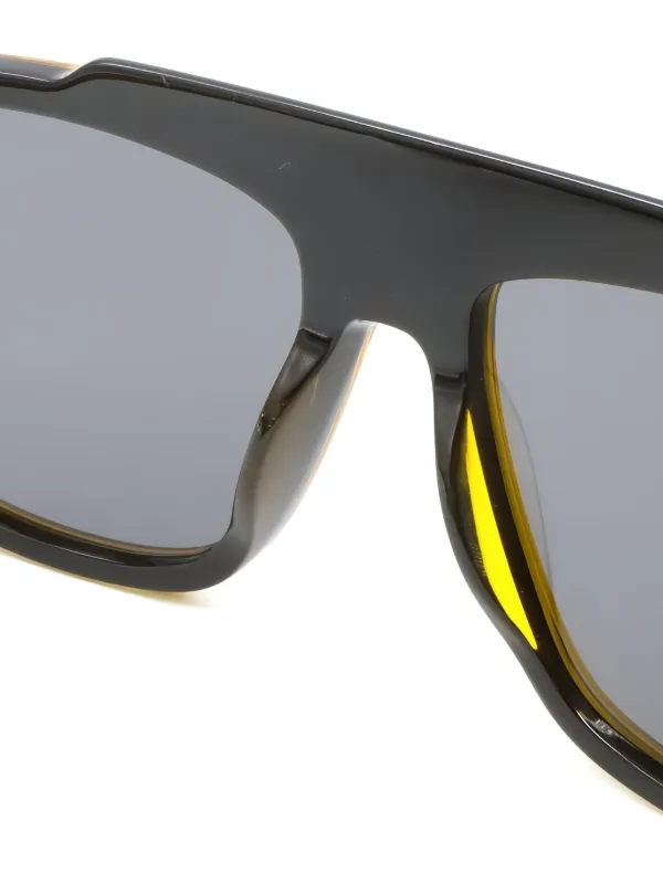 Gucci Pre-Owned 2020s Rectangle Sunglasses Black FARFETCH IN