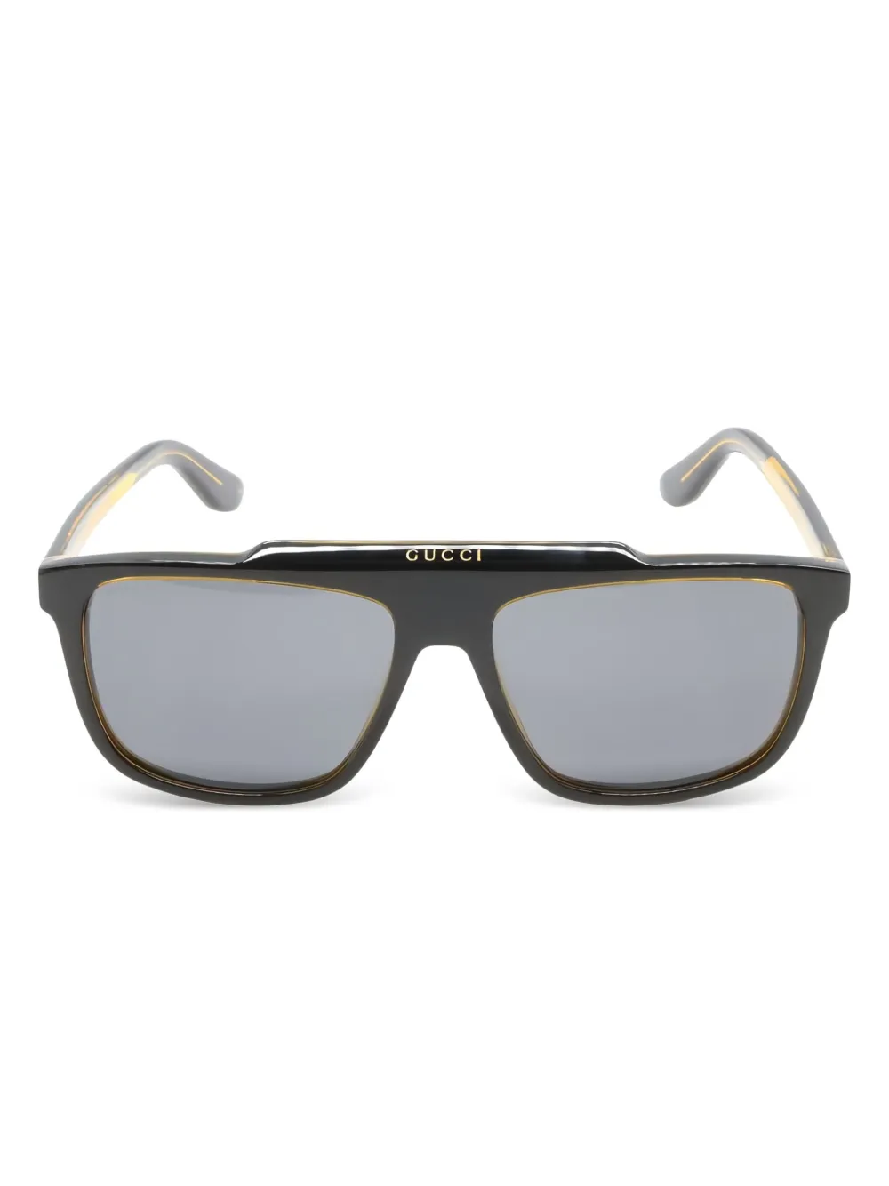 Gucci Pre-Owned lentes de sol con armazón rectangular 2020 | negro | Image 1