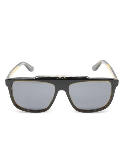 Gucci Pre-Owned 2020s rectangle sunglasses