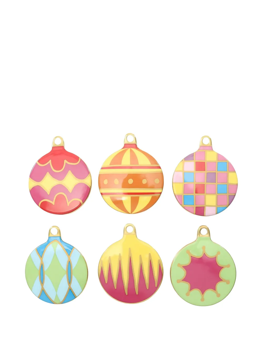 Tiffany & Co. Pre-Owned x Andy Warhol ornaments (set of six) | Red | Image 1