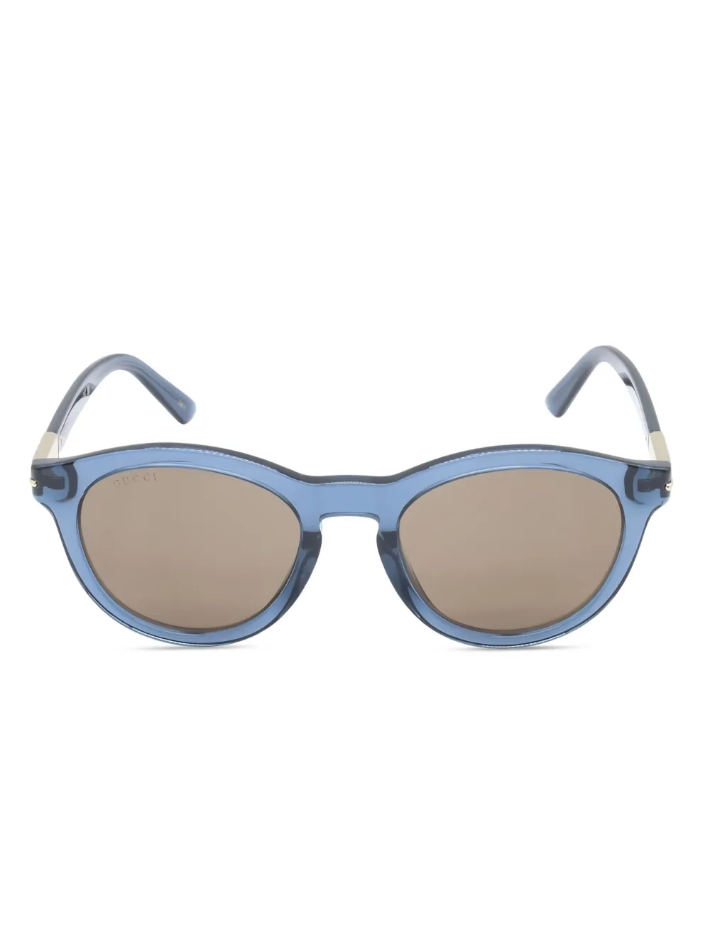 Gucci Pre-Owned round-frame sunglasses | Blue | Image 1