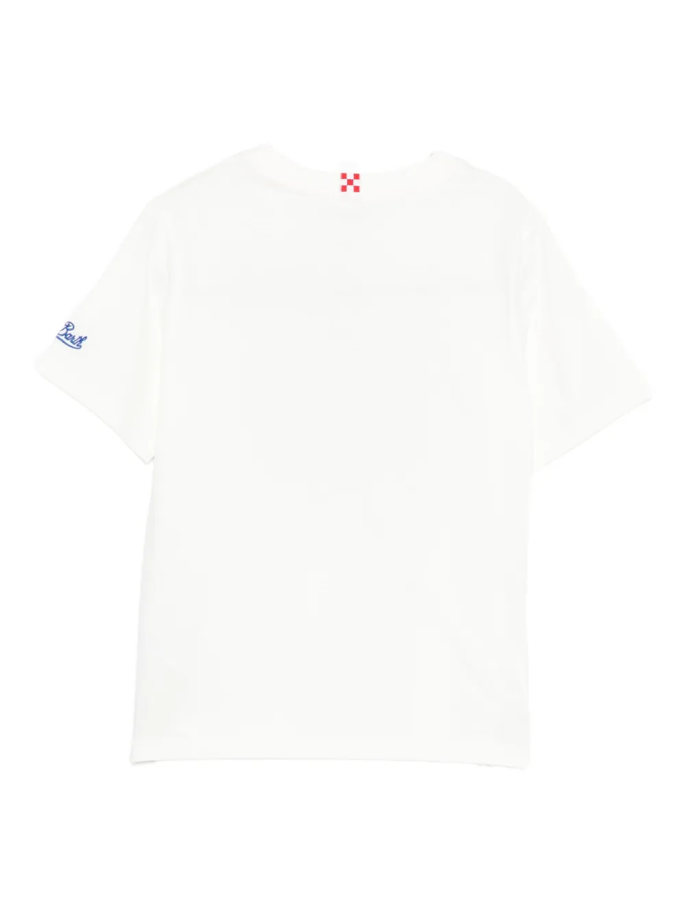 Mc2 Saint Barth Graphic-print Crew-neck T-shirt In White