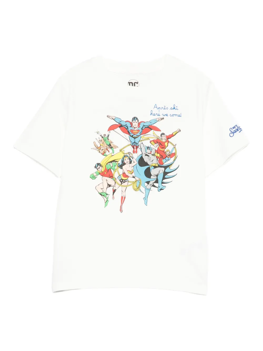 MC2 Saint Barth Kids graphic-print crew-neck t-shirt | White | Image 1