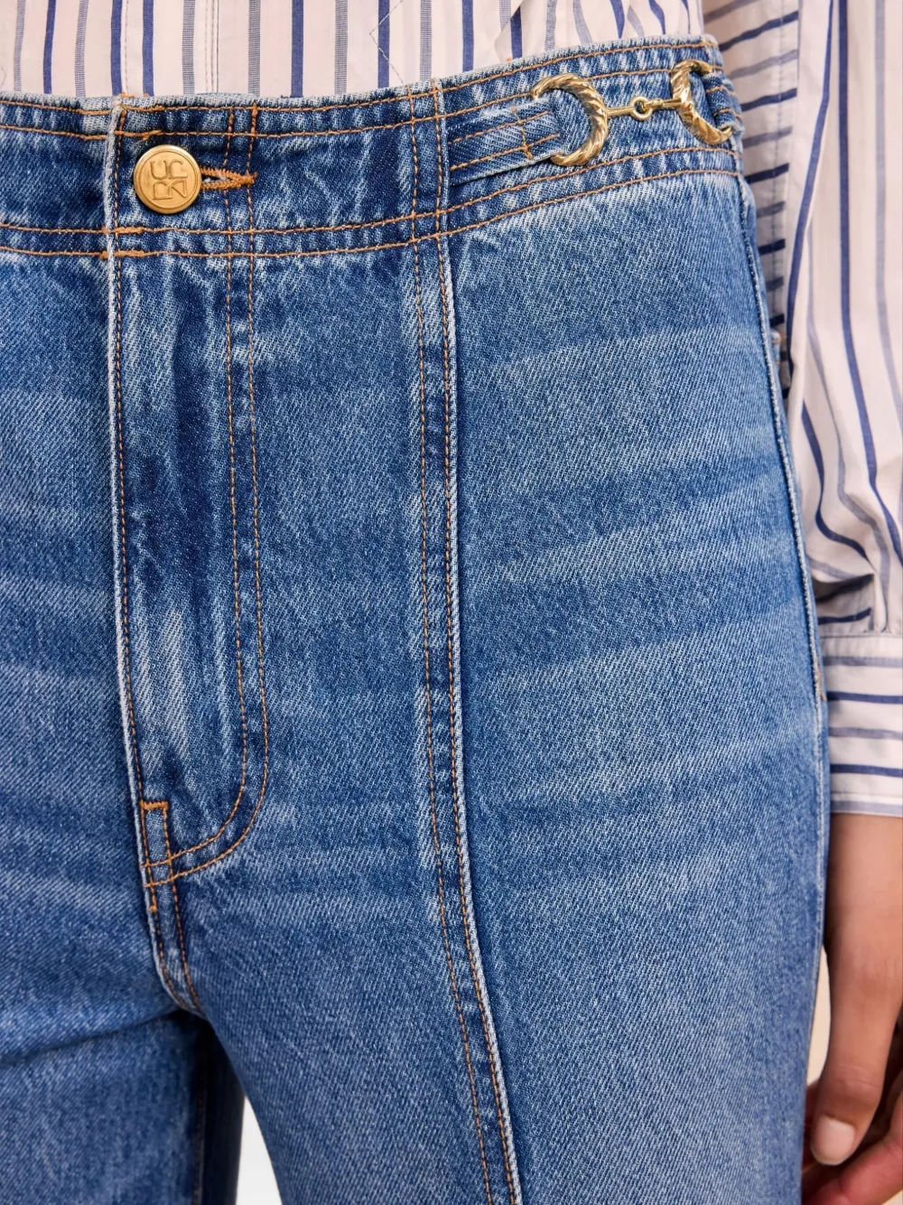 Ulla Johnson Delphine Jeans In Blue