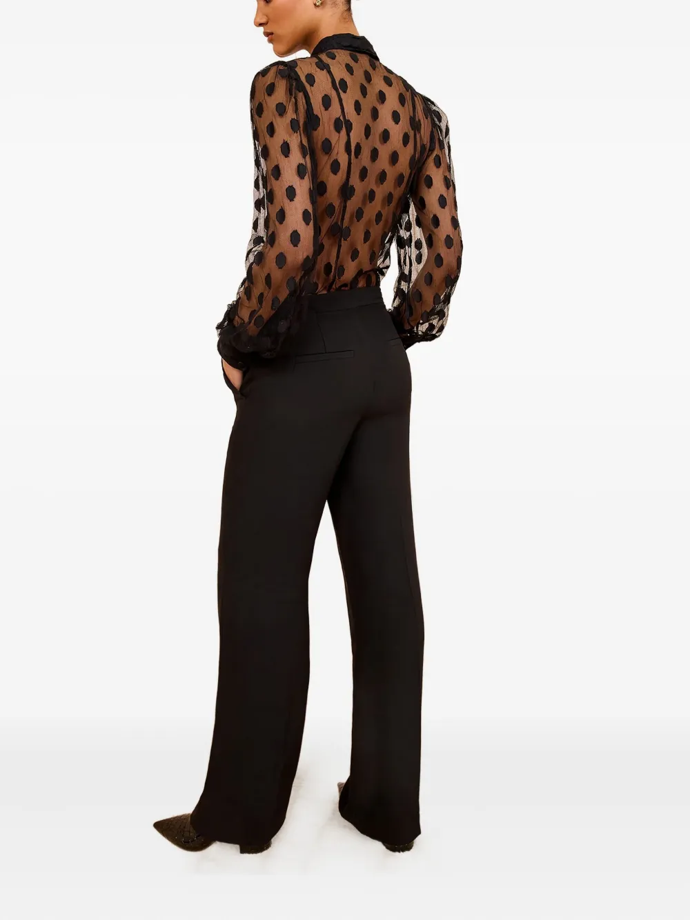 Ulla Johnson Ollie high waist broek Zwart