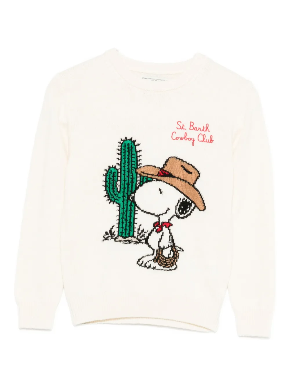 MC2 Saint Barth Kids embroidered sweater | White | Image 1