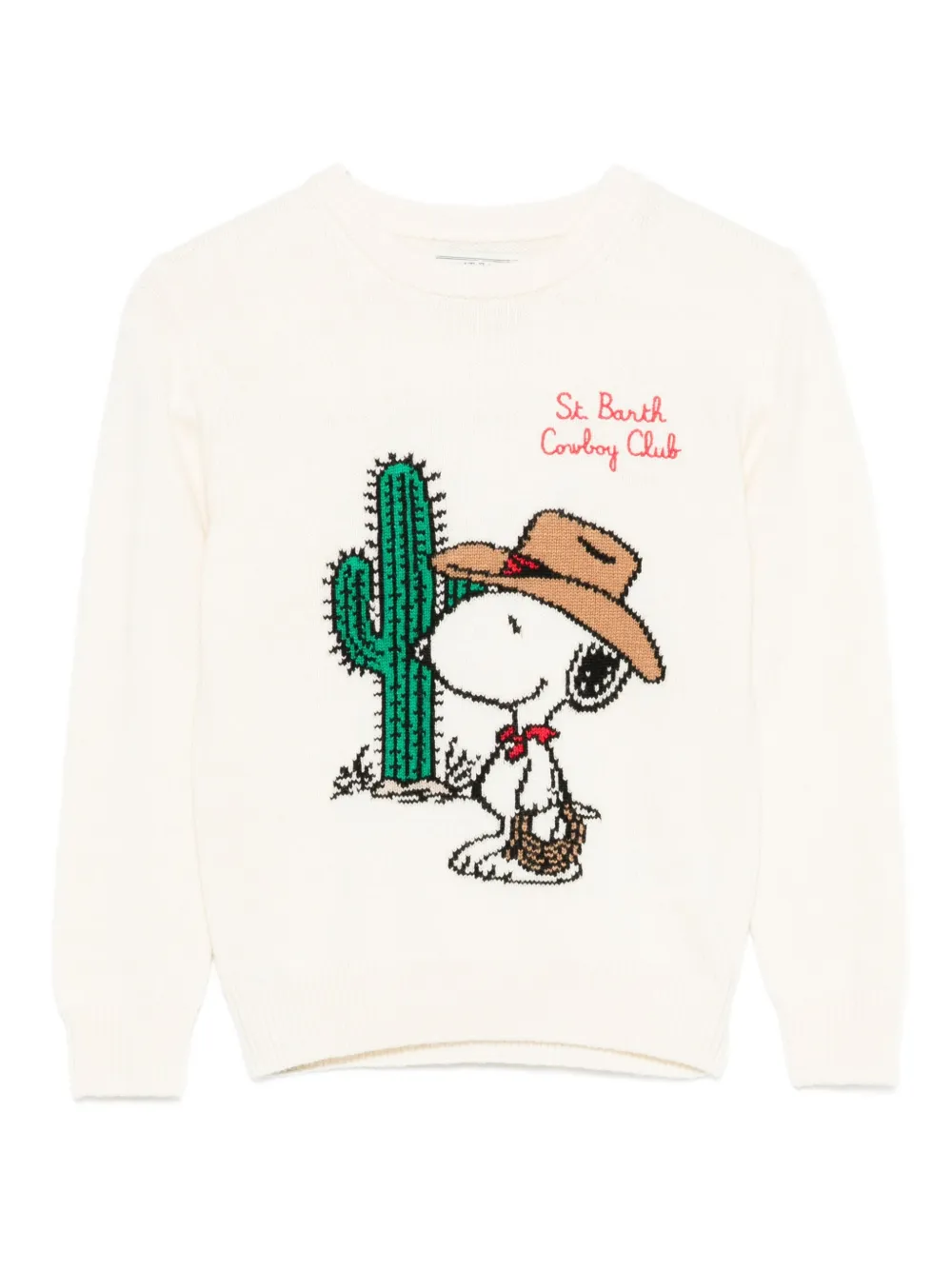 MC2 Saint Barth Kids エンブロイダリー セーター - ホワイト MC2 Saint Barth Kids エンブロイダリー セーター - ホワイト