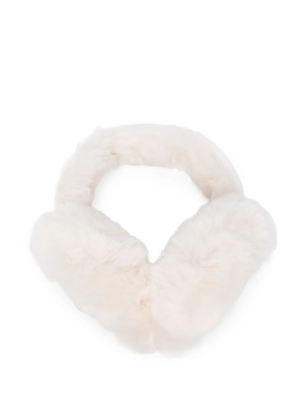 MC2 Saint Barth Kids shearling earmuffs | Neutrals | Image 1