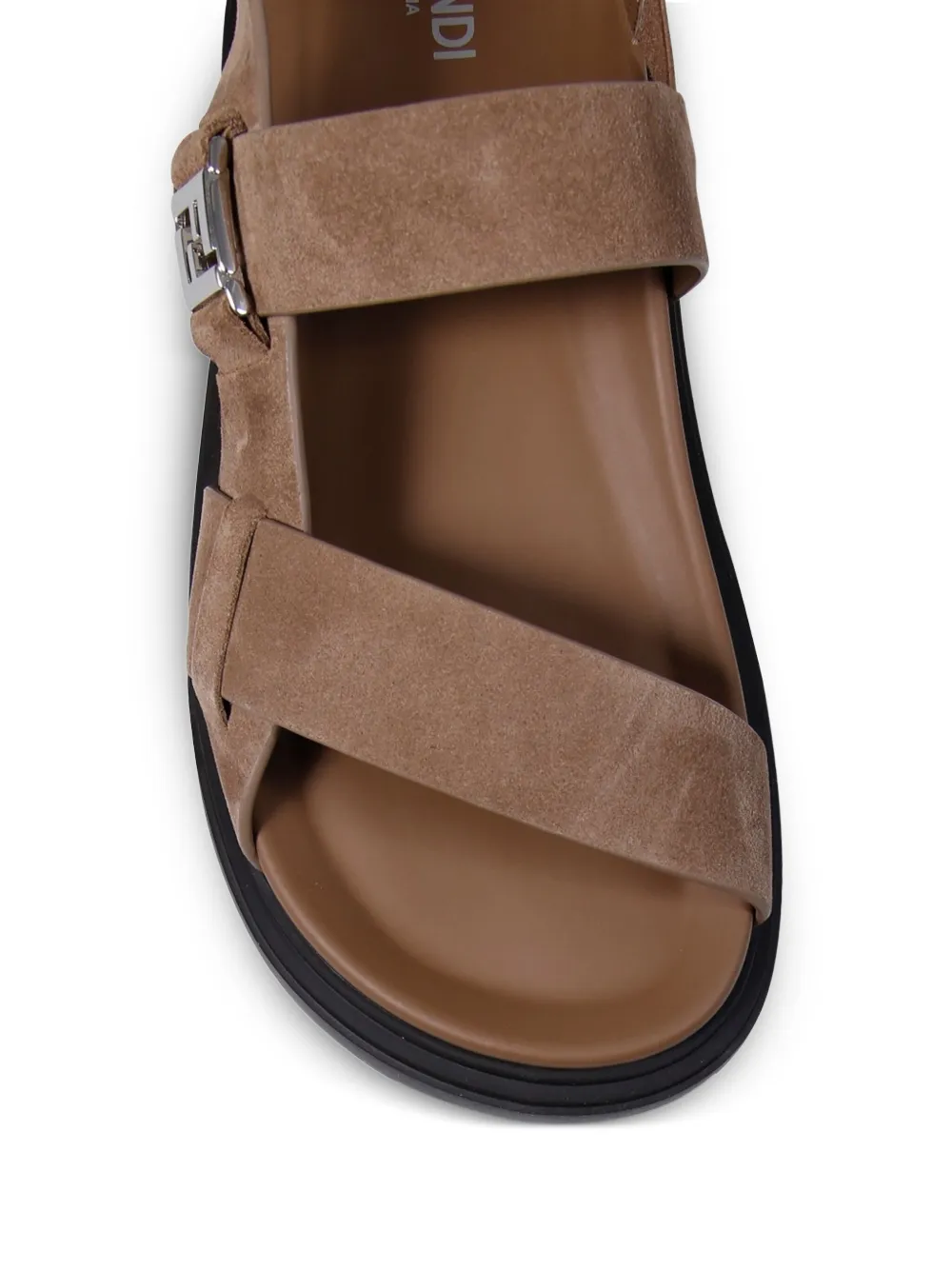 FENDI Sandalen met gespsluiting Bruin