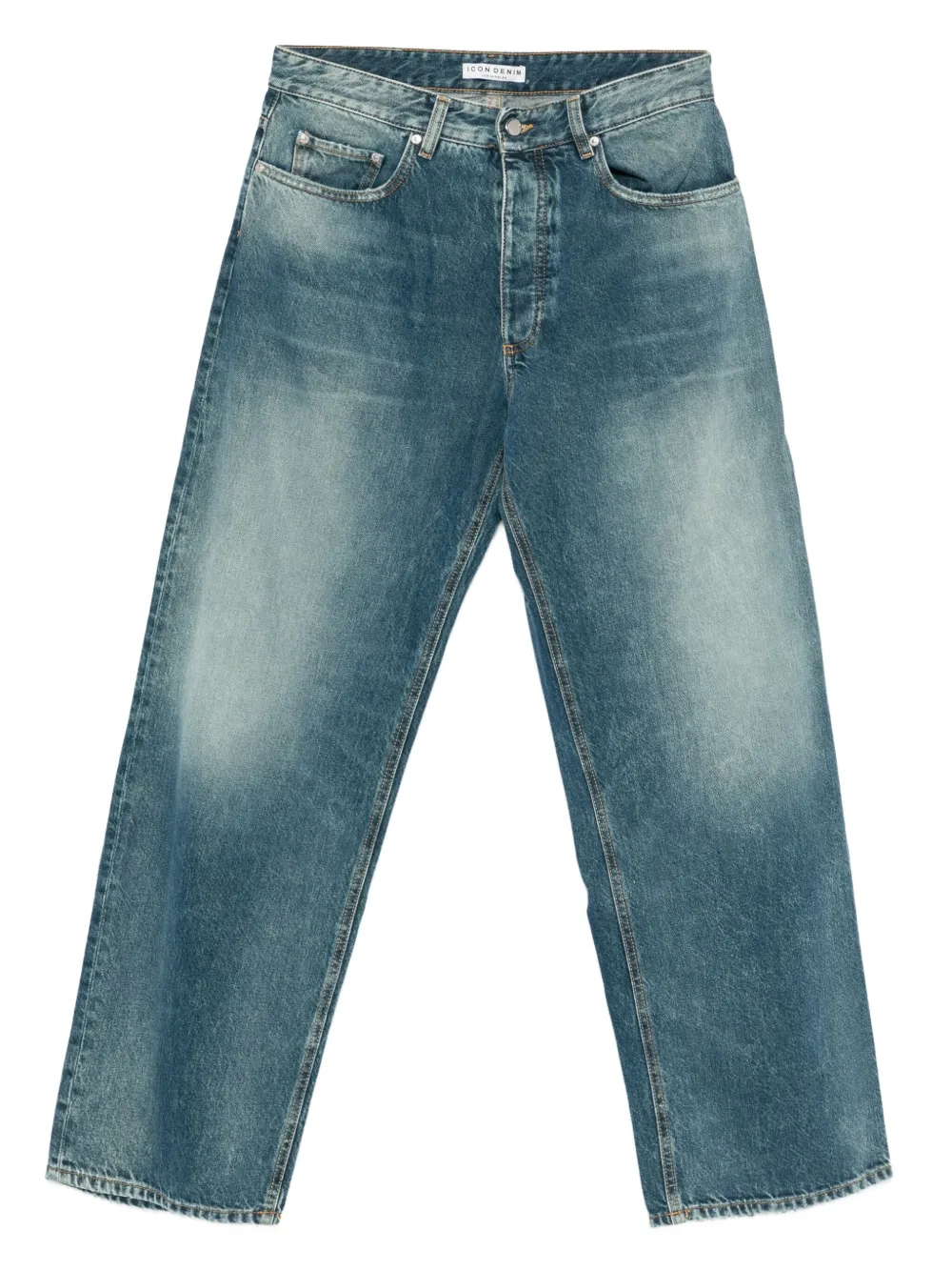 ICON DENIM Will straight-leg jeans - Blu